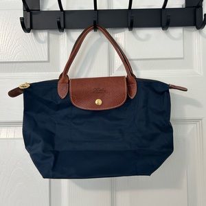 Longchamp tote navy blue